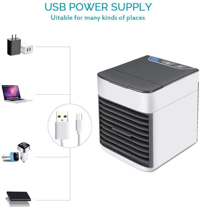 PORTABLE USB ARCTIC MINI EVAPORATIVE AIR COOLER/CONDITIONER