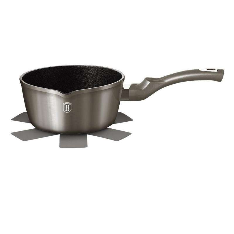 Berlinger Haus 16cm Marble Coating Sauce Pan Carbon Metallic Line