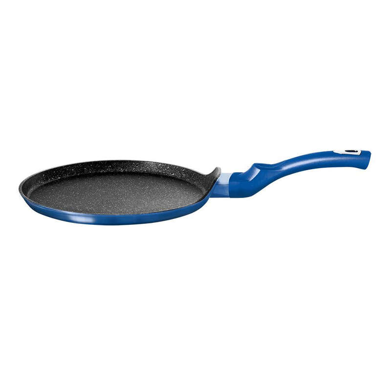 Berlinger Haus - 25 cm Metallic Line Marble Coating Pancake Pan - Blue (DEFORMED/SKEWED)