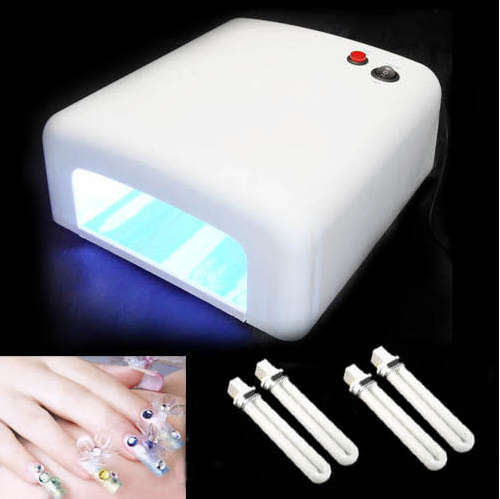 UV Gel Professional Nail Curing Lamp 36W - Pink