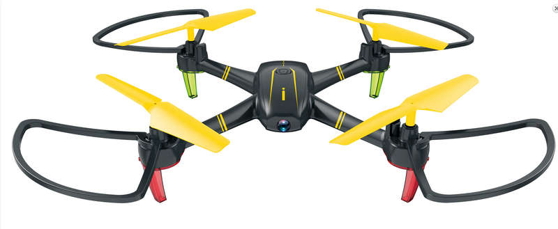 Black Friday-HELICUTE Petrel Drone - Black and Yellow|720p WiFi Wide Angle Lens Camera|25-28 Minu...