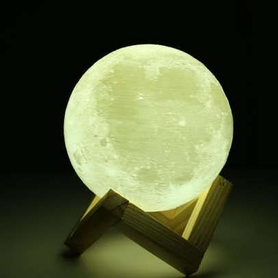 Moon Earth Fireball Light
