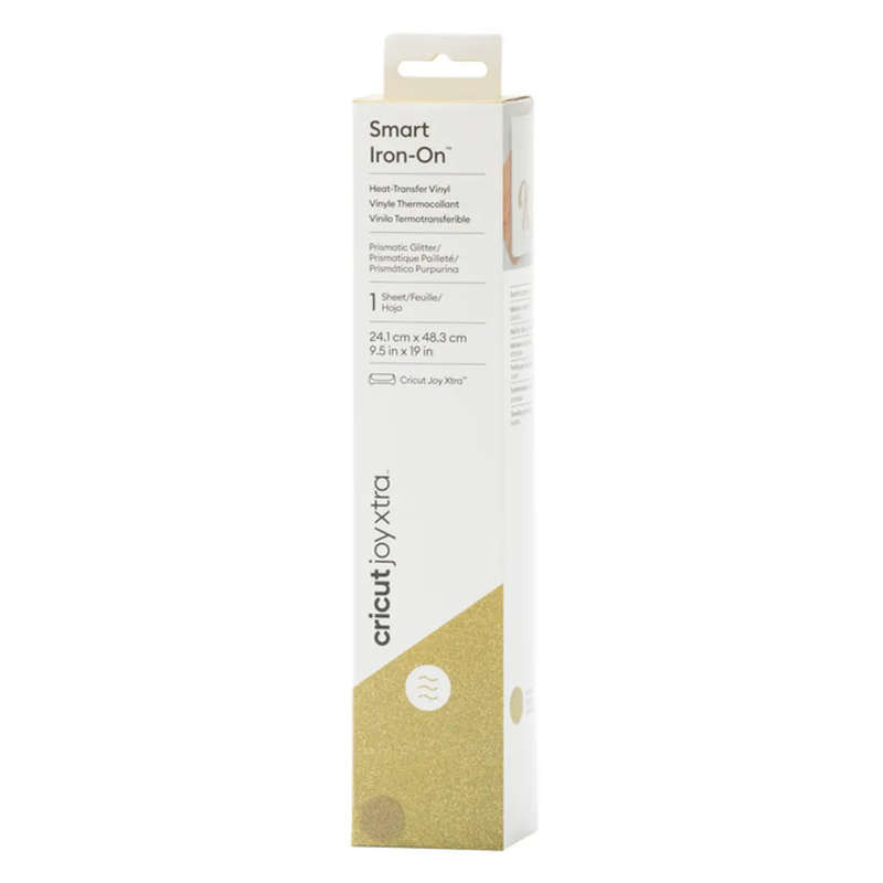 2010418 - Cricut Smart Iron-On Joy Xtra 24;1x48cm (Prismatic Glitter Gold)