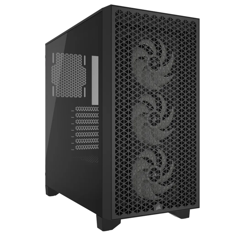 3000D RGB Tempered Glass Mid-Tower- Black