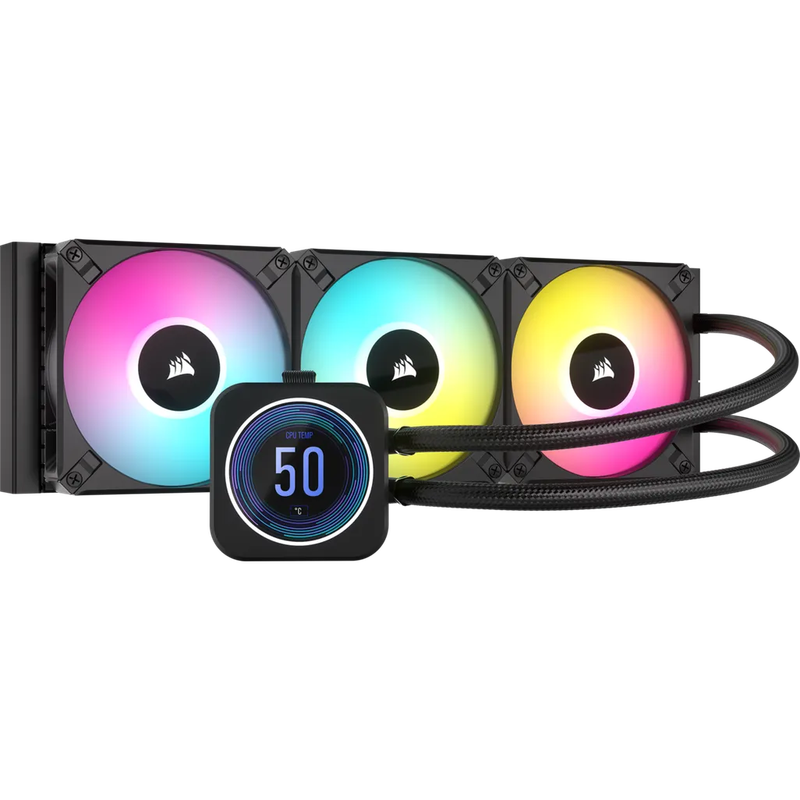 CORSAIR iCUE H150i ELITE LCD XT 360mm Liquid CPU Cooler