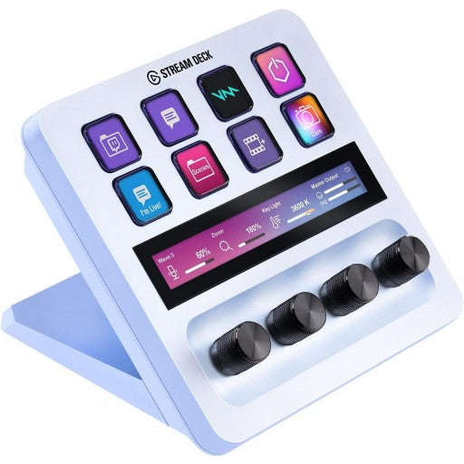 Elgato Stream Deck + - 8 Customizable LCD Keys; 4 multifunction dials