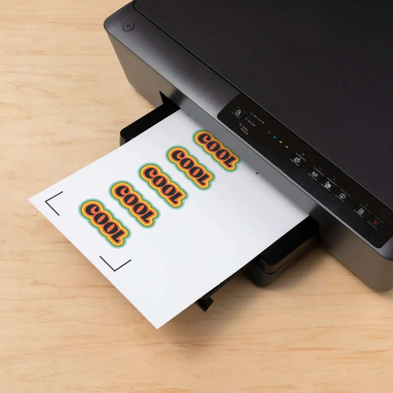 2010362 - Cricut Printable Vinyl White; 12 sheets 8.3 in x 11.7 in (21 cm x 29.7 cm); Requires in...