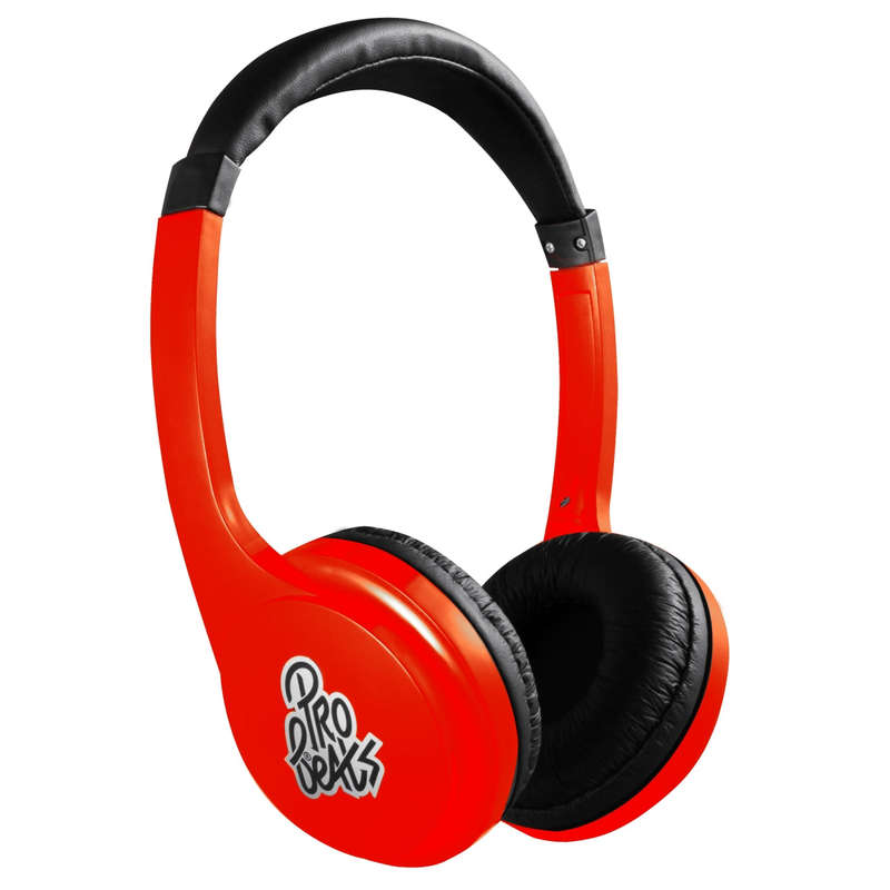 Pro Bass Elevate series Auxiliary Headphone- Red
