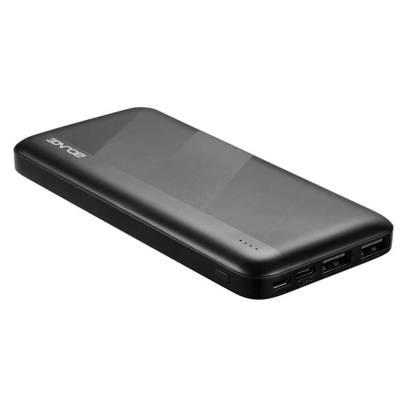 Bounce Juiced Series 10,000 mAh Powerbank - Black