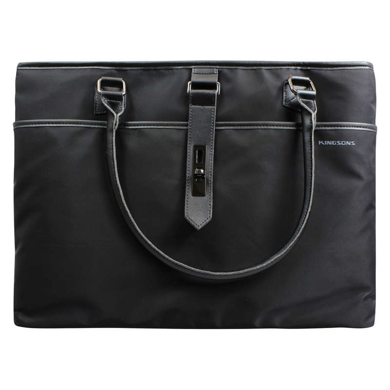 Kingsons Bella 15.6" Laptop Shoulder Bag Black