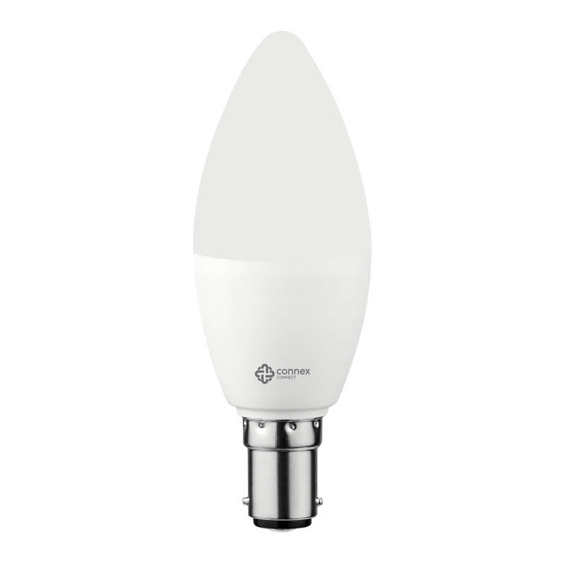 Smart WiFi Bulb 4.5W LED White Candle Bayonet