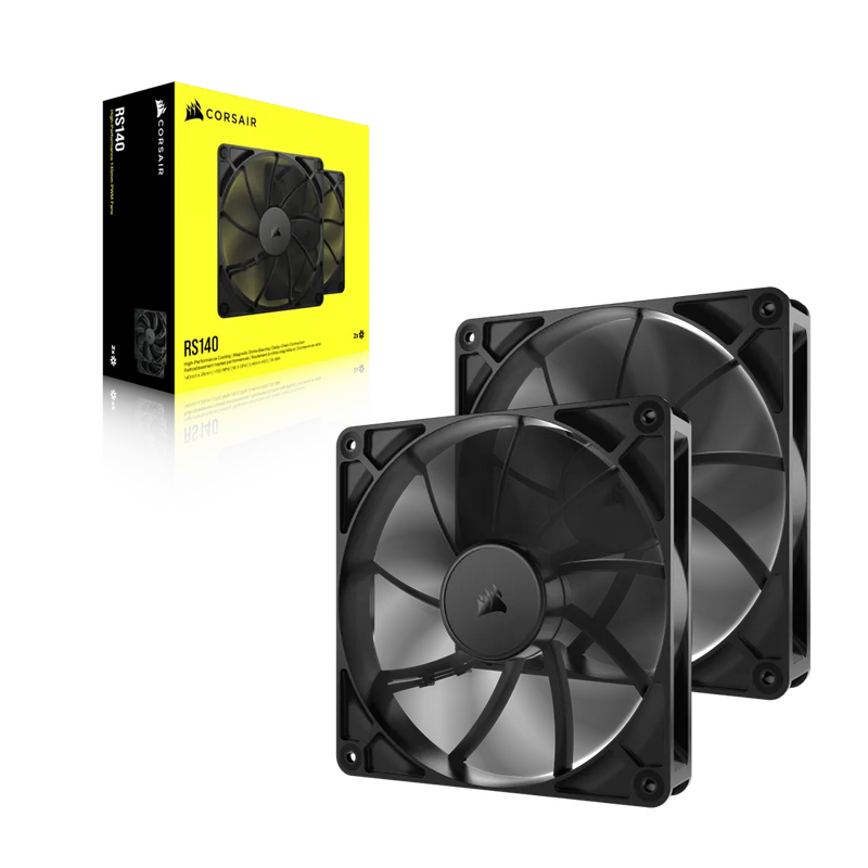 CORSAIR RS140 140mm PWM Fans Dual Pack