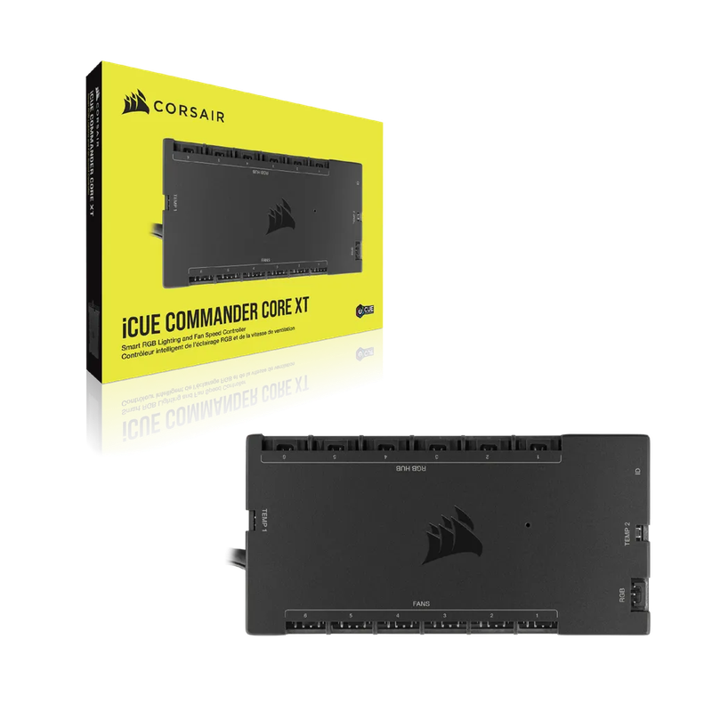 CORSAIR iCUE Commander CORE XT - Digital Fan Speed and RGB Lighting Controller