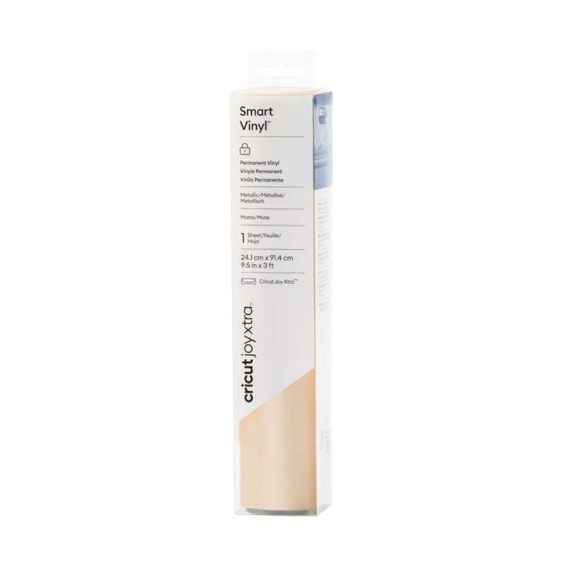 2010379 - Cricut Smart Vinyl Permanent Joy Xtra 24;1x91cm (Mat Champagne)