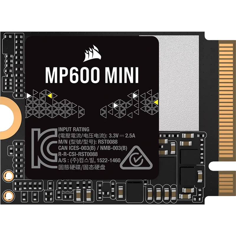 Corsair MP600 MINI 2TB M.2 NVMe PCIe Gen. 4 x4 SSD; Read Up To 5000MB/s; Write up to 3800MB/s