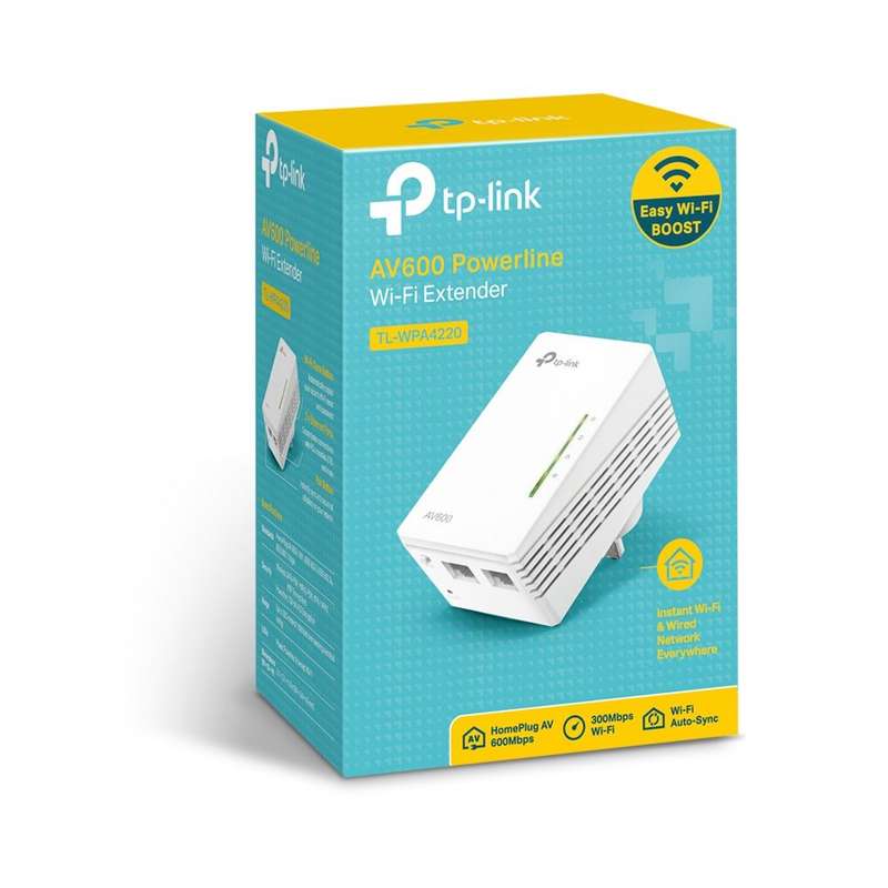 TP-Link TL-WPA4220 AV600 Powerline Wi-Fi Extender