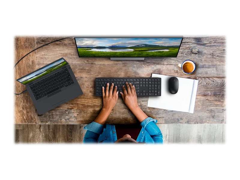Dell Pro Wireless Keyboard and Mouse - KM5221W - US International (QWERTY)