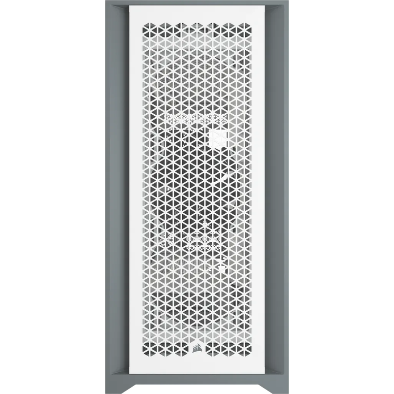 5000D Airflow Tempered Glass Mid-Tower; White - 4x3.5''; 2x2.5''; Up to 360mm Liquid Coolers - AT...
