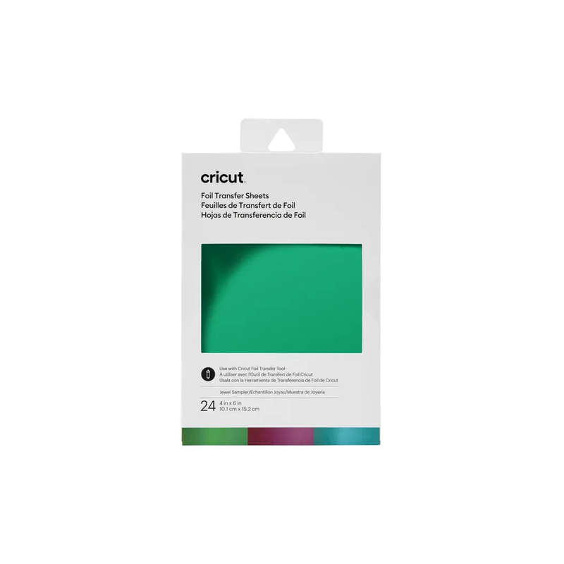 2008715 - Cricut Transfer Foil Sheets Sampler 10x15cm 24 sheets (Jewel) .