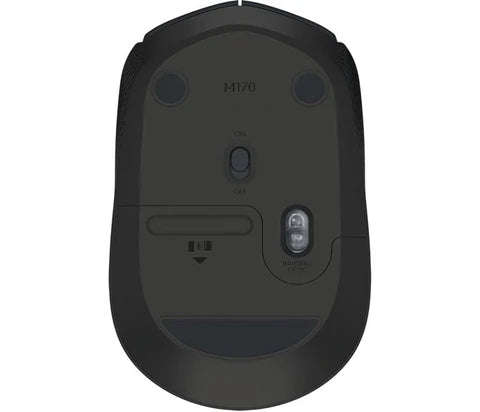 M170 Wireless Mouse - GREY-K - 2.4GHZ - N/A - EMEA - CLOSED BOX M170.