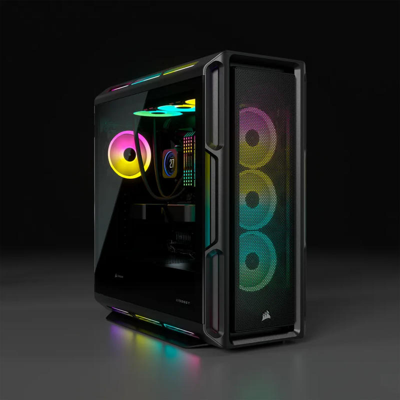 iCUE 5000T Tempered Glass Mid-Tower; Black