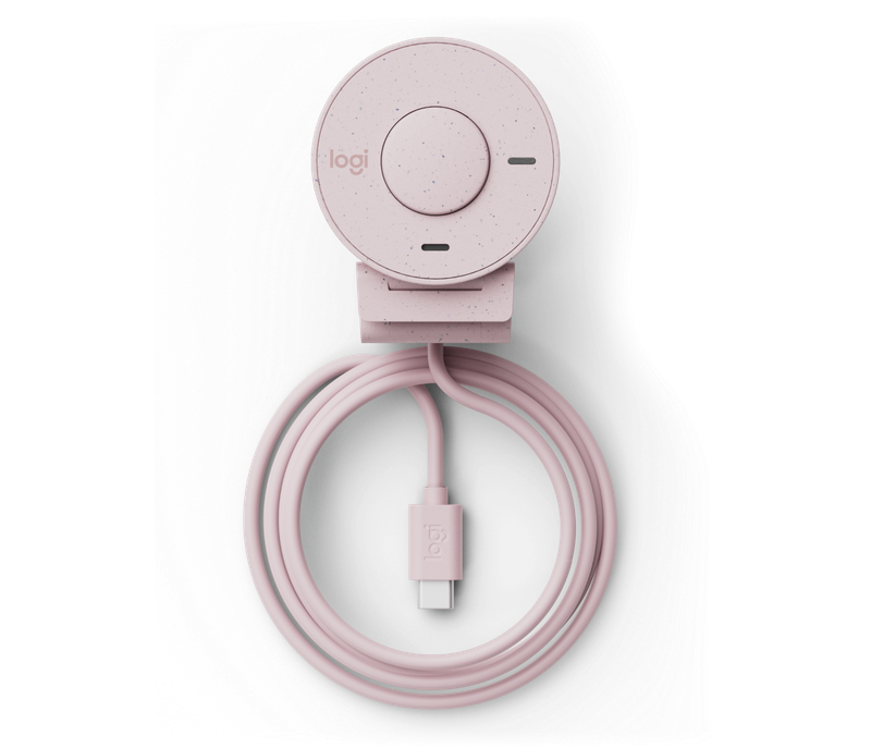 Logitech Brio 300 Full HD 1080P Webcam Rose