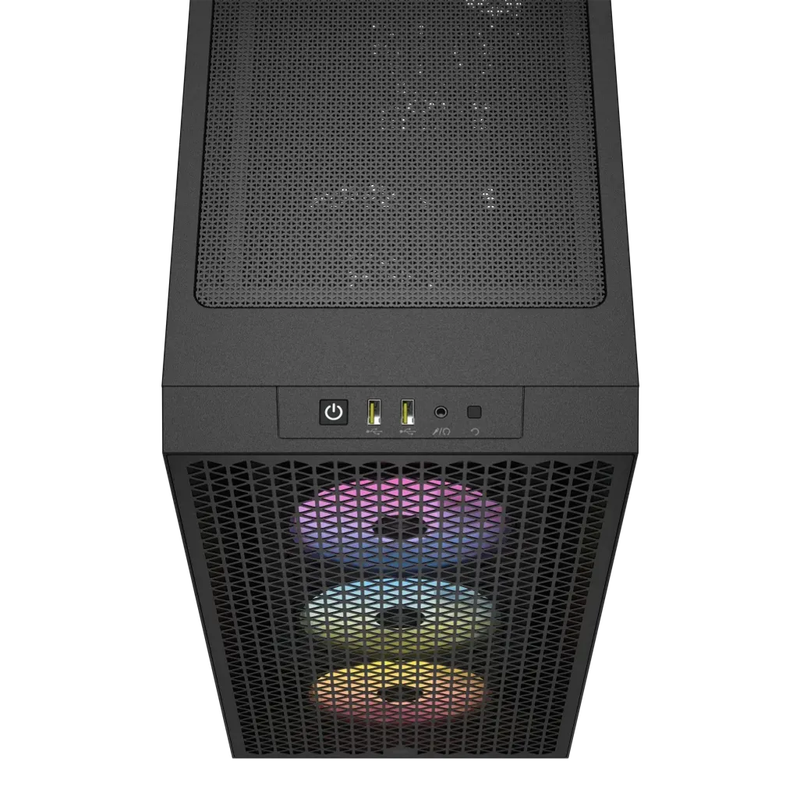 3000D RGB Tempered Glass Mid-Tower- Black