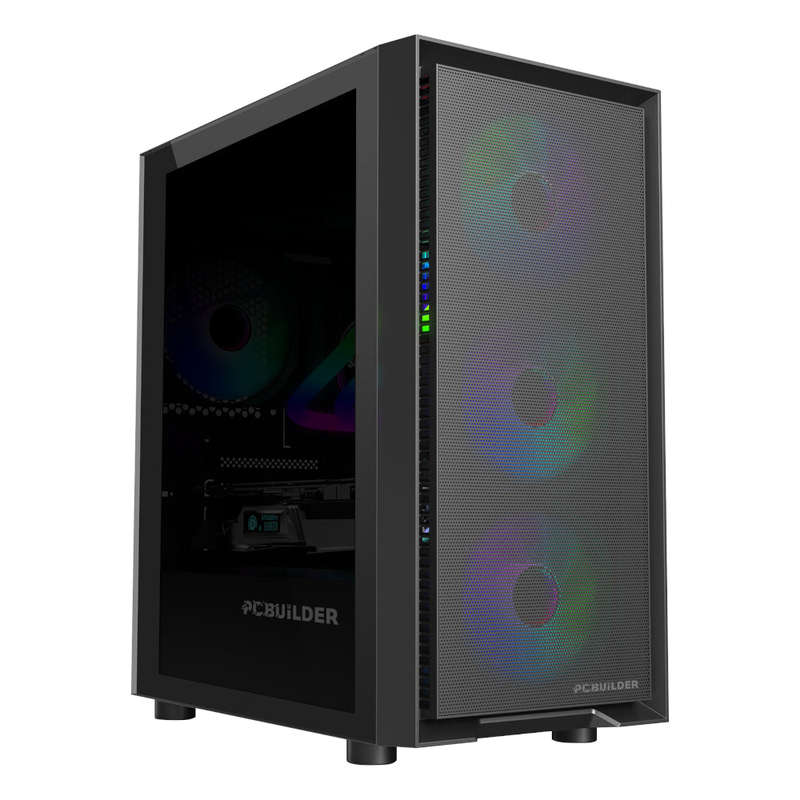 PCBuilder AMD Ryzen 5 5600GT DEFENDER Windows 11 Gaming PC