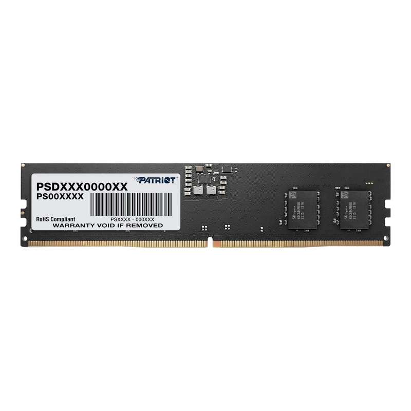 Patriot Signature Line DDR5 8GB 4800MHz Single Rank SODIMM Notebook Memory
