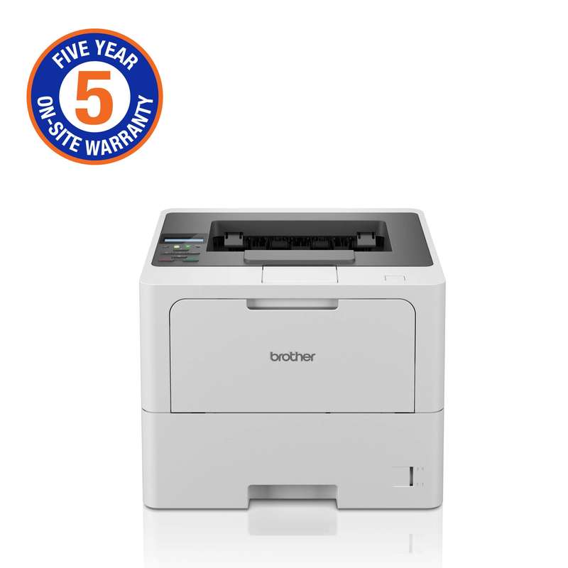 Brother High-Speed Monochrome Duplex Laser Printer with wired and wireless network capability (5Y...