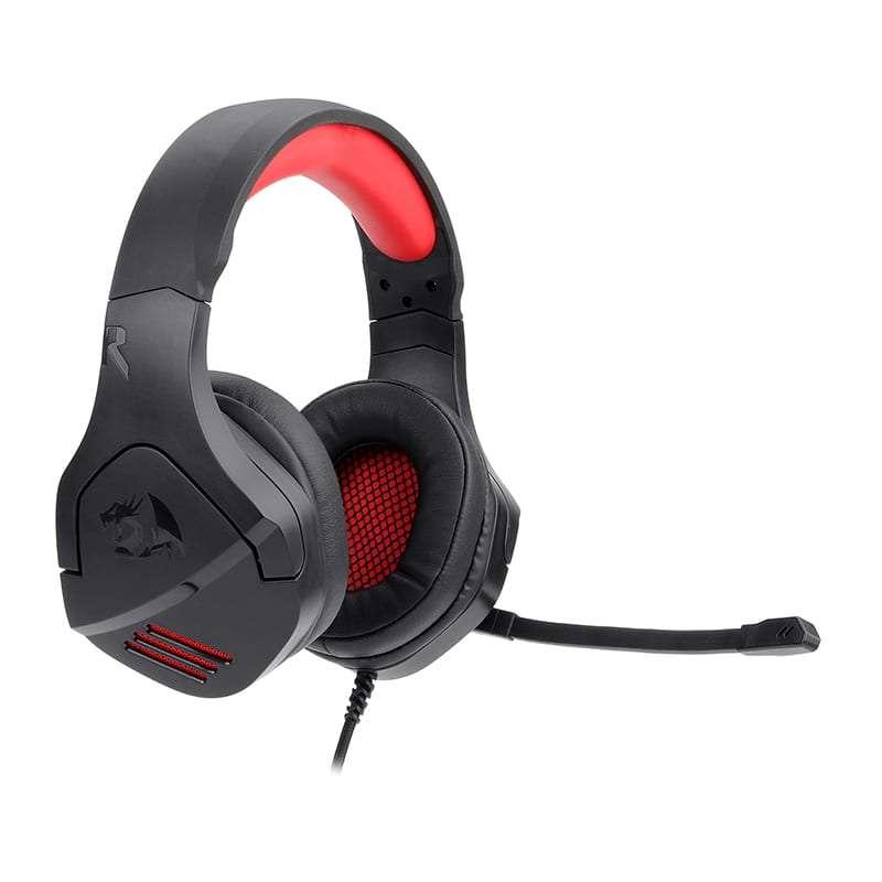Redragon Theseus 3.5mm|2.0|Boom Mic Gaming Headset - Black