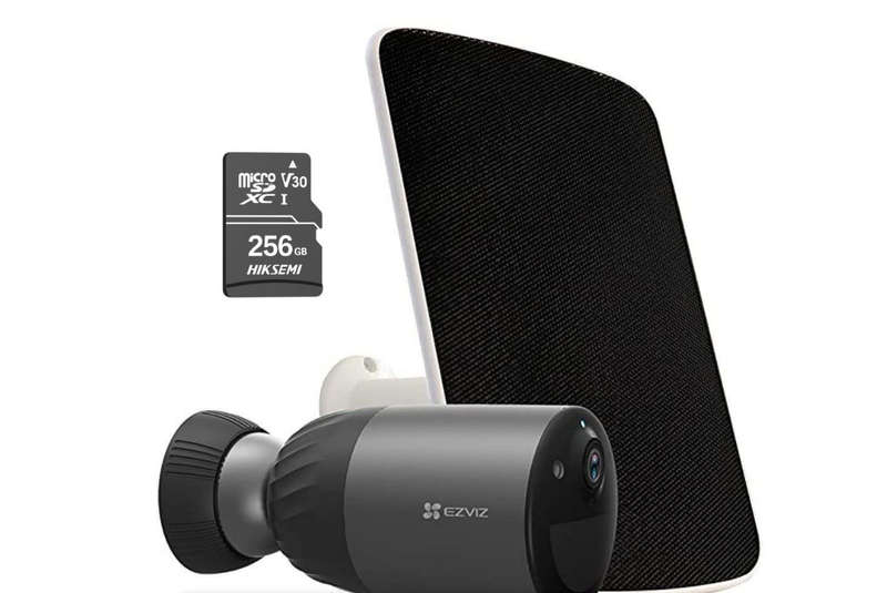 EZVIZ EB3 - 3MP 2K WIFI Camera Solar BATTERY Kit & Hikvision 256GB SDcard (UNBOXED DEAL)