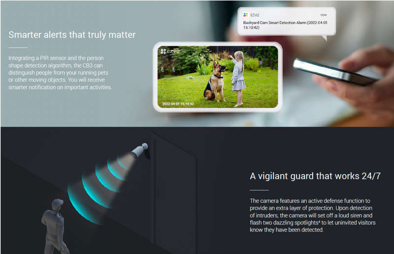 EZVIZ CB3 1080p WiFi Battery Security Camera