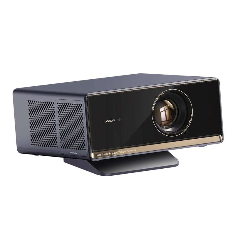 WANBO X5 Pro Full HD Smart Projector (1080p, 1100 ANSI Lumens, Android TV, ASA 3.0, 5GHz Wi-Fi, A...