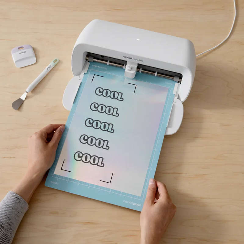 2010365 - Cricut Printable Vinyl Silver; 10 sheets 8.3 in x 11.7 in (21 cm x 29.7 cm); Requires i...
