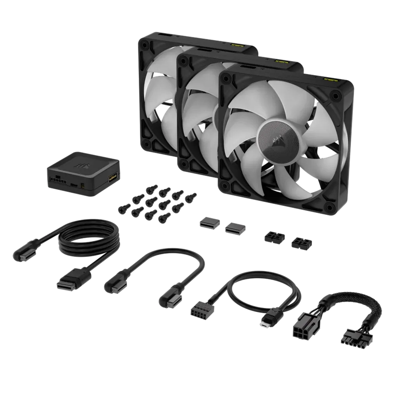 CORSAIR RX RGB Series; iCUE LINK RX120 RGB; 120mm Fan; Triple Pack