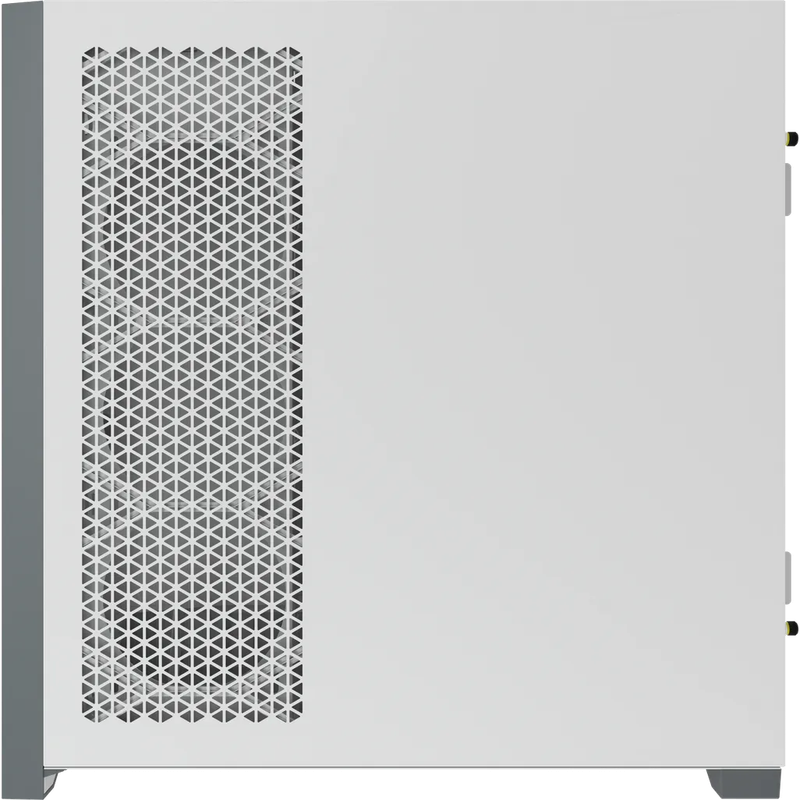 5000D Airflow Tempered Glass Mid-Tower; White - 4x3.5''; 2x2.5''; Up to 360mm Liquid Coolers - AT...