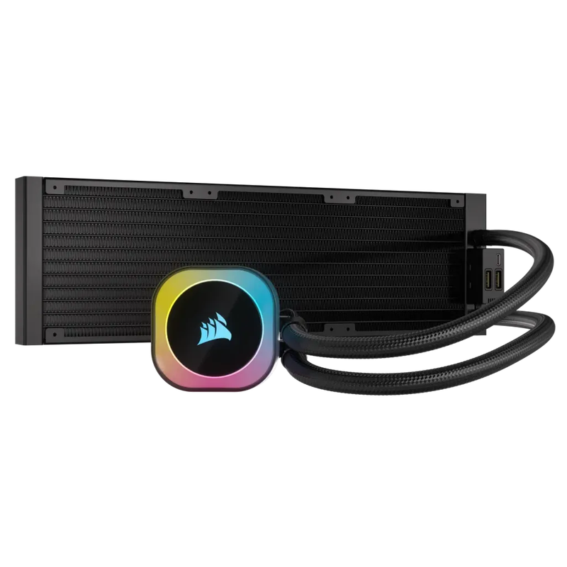 CORSAIR iCUE LINK TITAN 280 RX RGB Liquid CPU Cooler - RX140 RGB Fans  Fits Intel® LGA 1851/1...