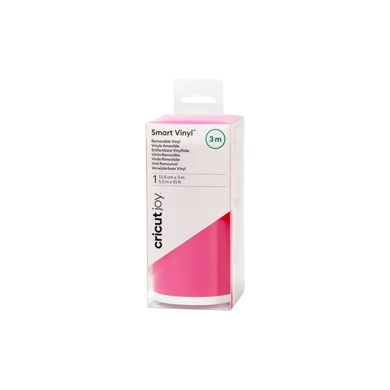 2009327 - Cricut Smart Vinyl Removable Party Pink 120cm; 1 roll 5.5 in x 10 ft (13.9 cm x 3 m); M...