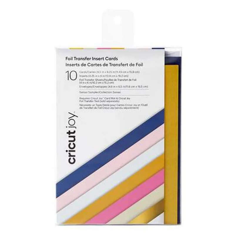 2009224: Cricut Joy Insert Cards 11;4 Cm X 15;9 Cm 10-Pack (Sensei Sampler) With Foil Sheets