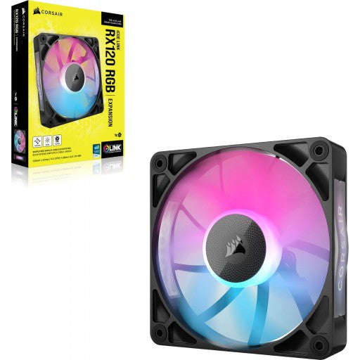 CORSAIR RX RGB Series; iCUE LINK RX120 RGB; 120mm Fan; Single Pack