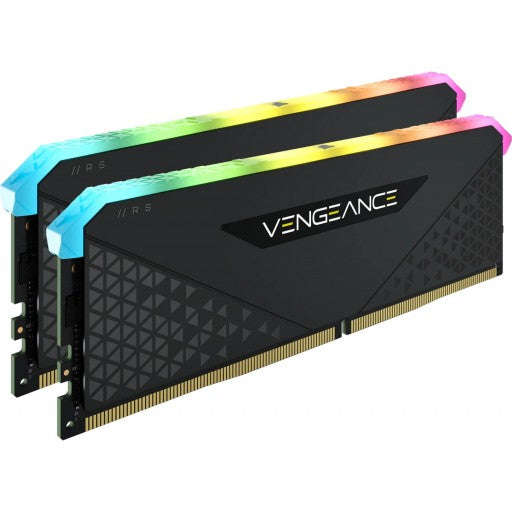 Corsair VENGEANCE® RGB RS 64GB (2 x 32GB) DDR4 DRAM 3600MHz C16 Memory Kit; 18-22-22-42; 1.2V; B...