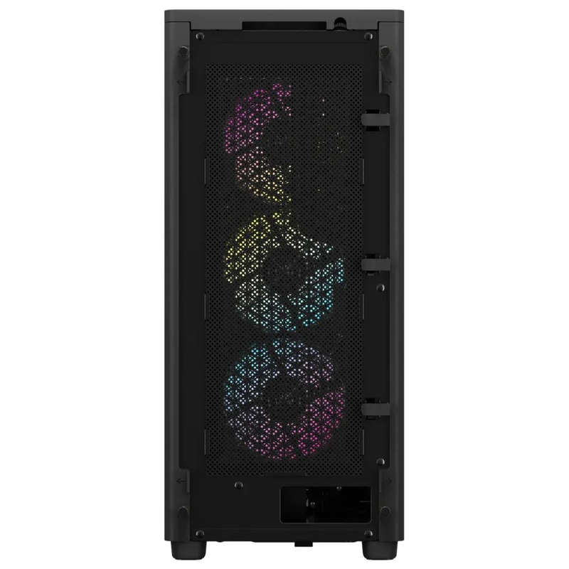 2000D ICUE Airflow Tempered Glass Mid-Tower; Black; AF Slim fans/SF PSU only