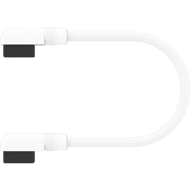CORSAIR iCUE LINK Cable; 2x 135mm with Slim 90° connectors; White