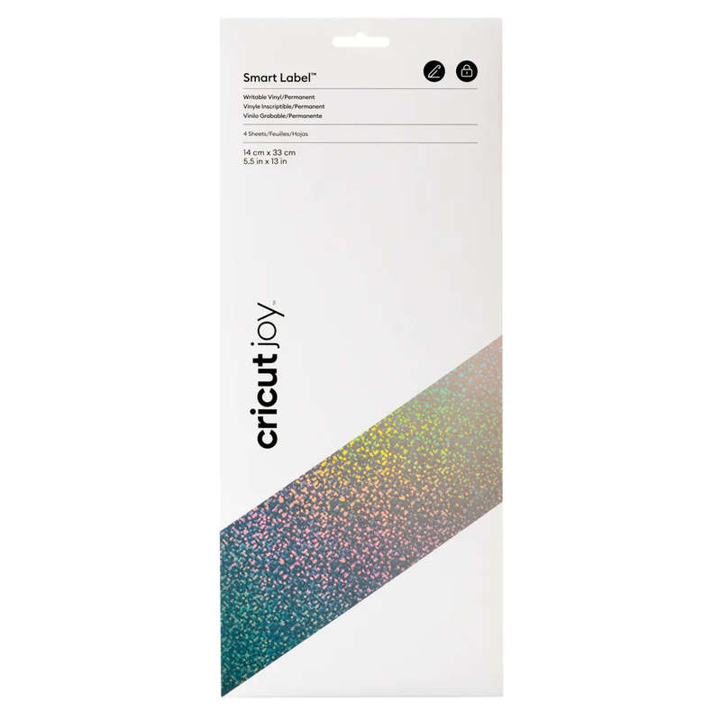 2010044 - Cricut Joy Smart Label Writable Vinyl Permanent; Silver Holo