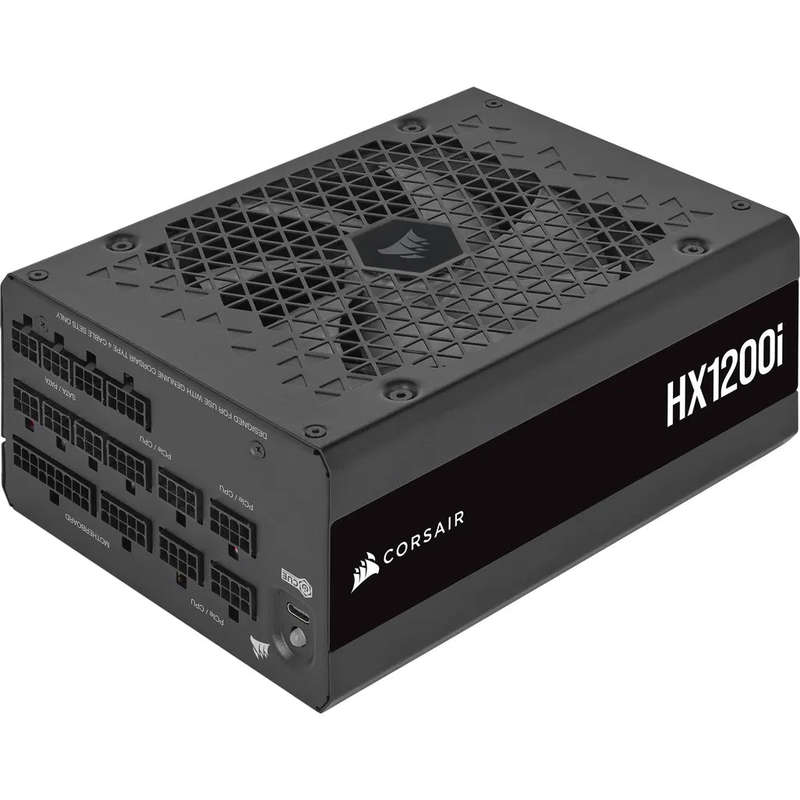 Corsair HX Series HX1200i  1200 Watt 80 PLUS® Platinum Certified Fully Modular PSU; ATX 3....
