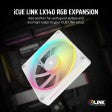 CORSAIR iCUE LINK LX140 RGB 120mm PWM Fan - Dual Light Loops  Requires iCUE LINK System Hub (S...