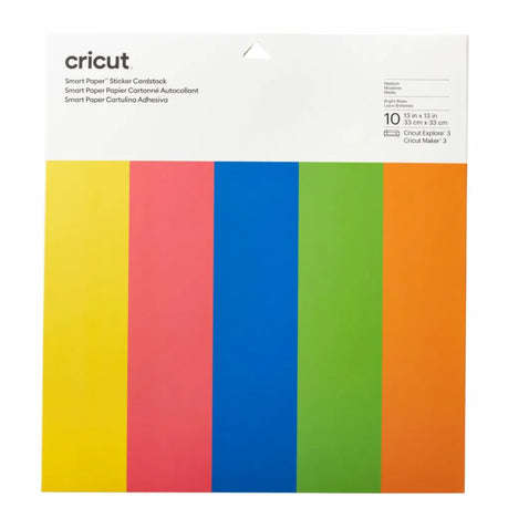 2008318 - Cricut Smart Sticker Cardstock 33x33cm 10 sheets (Brilliant Bows)