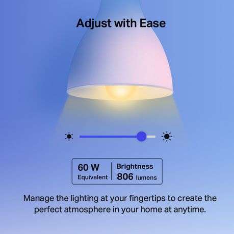 TP-Link Tapo L530E 9W Smart Wi-Fi Light Bulb Multicolor A60 E27