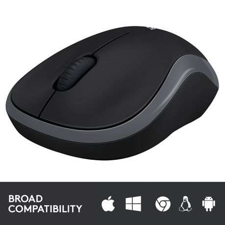 Logitech® Wireless Mouse M185 - SWIFT GREY - 2.4GHZ - 10PK ARCA AUTO